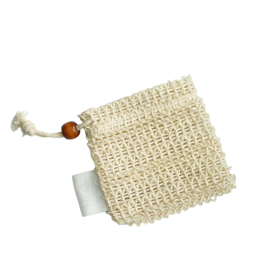 Natural Sisal Exfoliating Soap Pouch for Foaming and Drying Bag FSR-2206